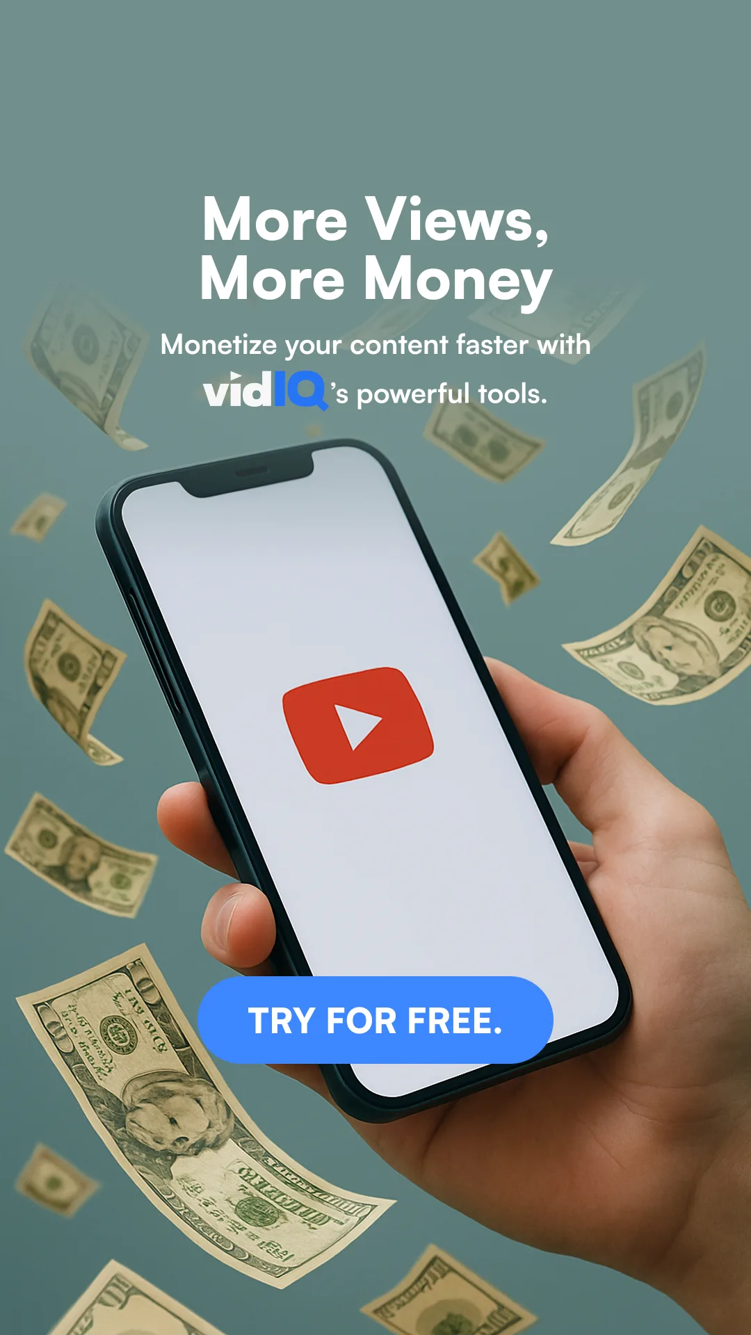 vidIQ ad, A different hook for each format · story
