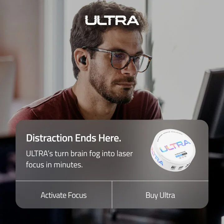 ULTRA ad, In-context product ad · square