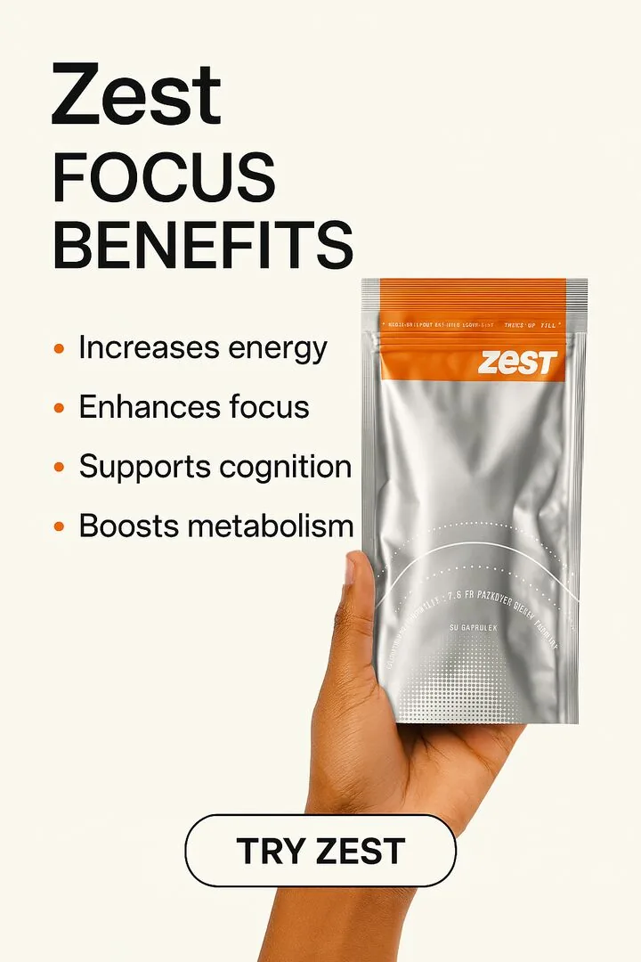 Zest ad, Benefit list